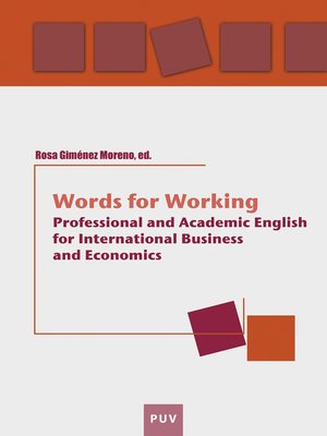 cover image of Words for working